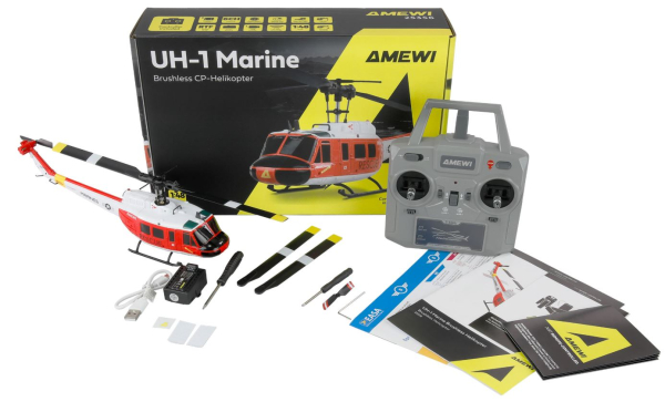 25356 UH-1 Marine Brushless CP-Helikopter 6-Kanal 6G/3D RTF